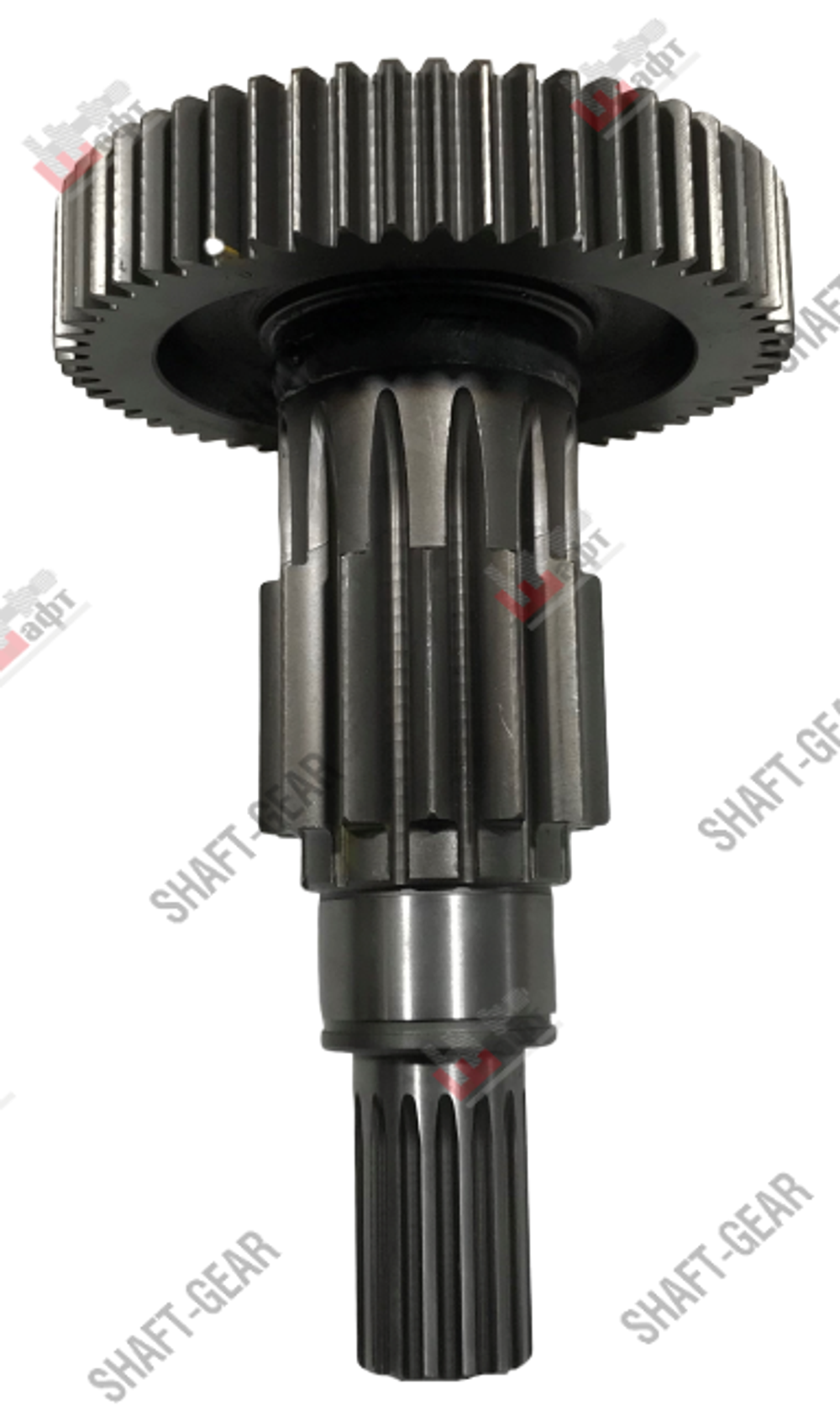 12JSD200T-1707048 - Вал промежуточный демультипликатора (длинный) на КПП