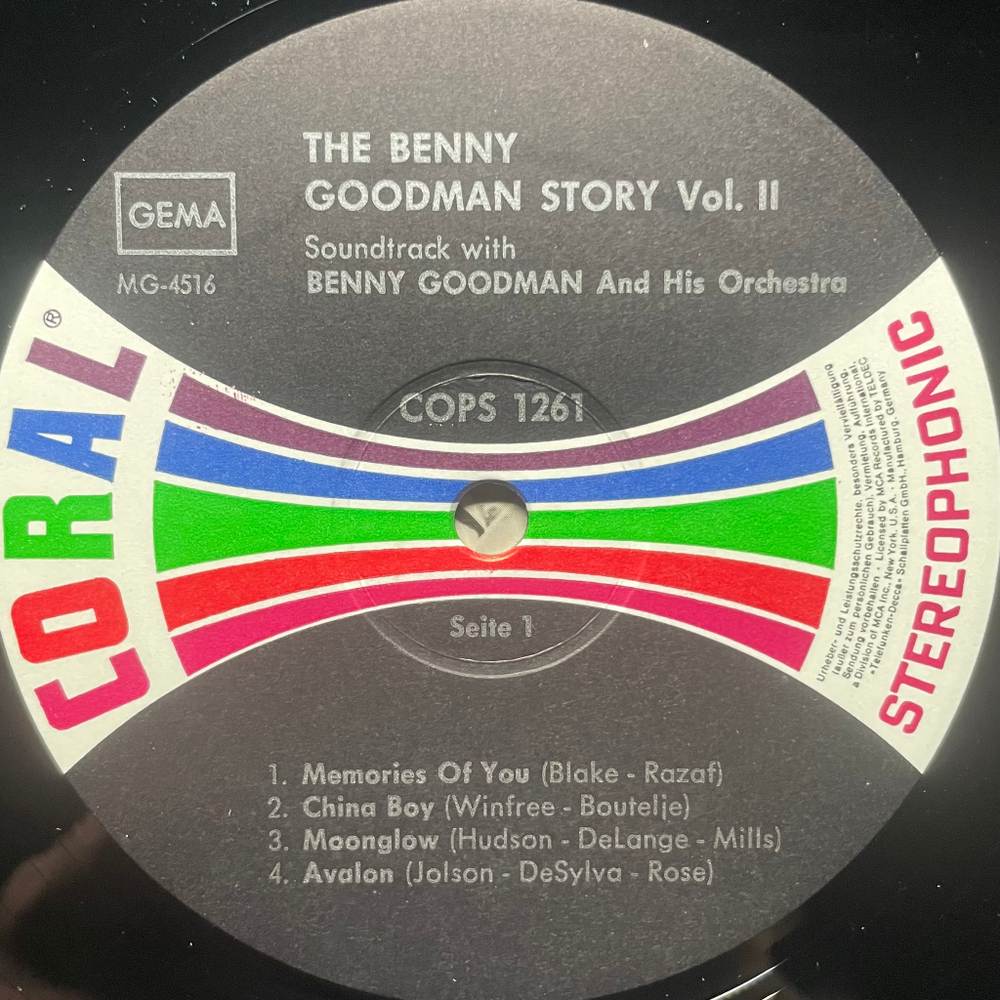 Benny Goodman ‎– The Benny Goodman Story Vol. 2 (Германия)