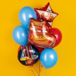 Шар (18''/46 см) Круг, Машины Тачки, 1 шт. в уп.