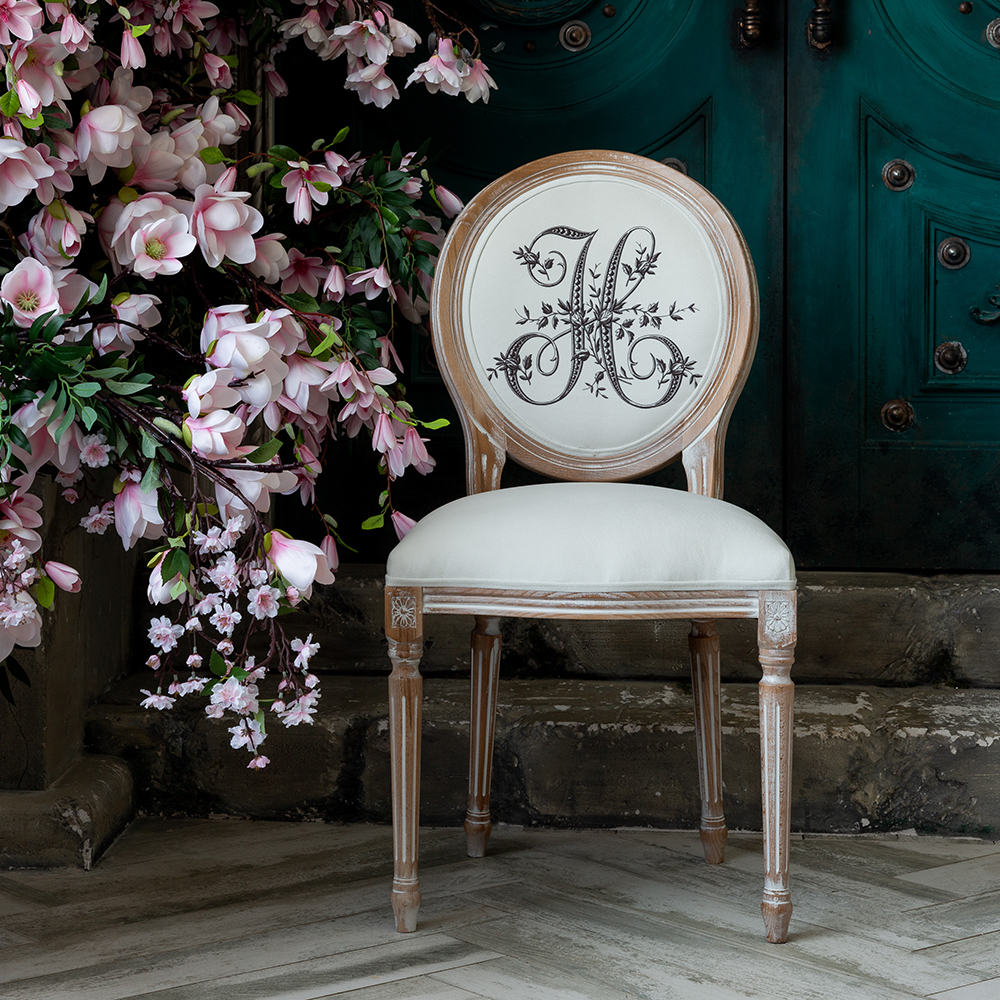 Стул Объект мечты Монограмма буквы H