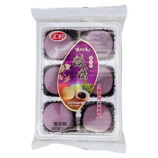 Моти Red Bean Sesame со вкусом Таро 200гр (фиолет этикетка)