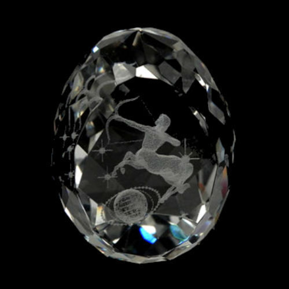 Сувенир Яйцо "Зодиак" хрусталь