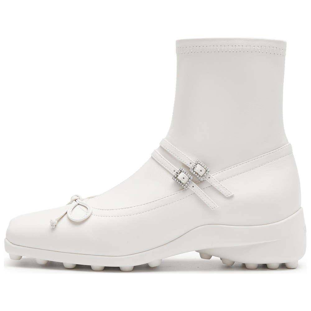 Staccato A Touch Of Naughty Cow Leather Ankle Boots 3.5cm Women"s