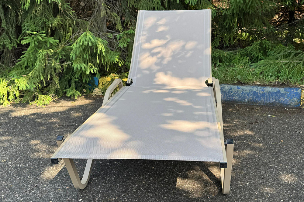 Шезлонг металлический Biotza Hera, тортора