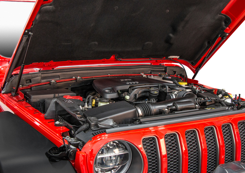 Упоры капота АвтоУпор для Jeep Wrangler JL 2017-н.в., 2 шт., UJEWRA011