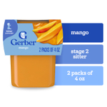 Gerber, 2nd Foods®, Sutter, манго, 2 упаковки по 113 г (4 унции)