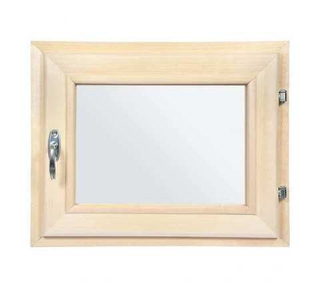 Окно 0,6х0,4 (в) м однокамерный стеклопакет 1-секционное с открывающейся створкой