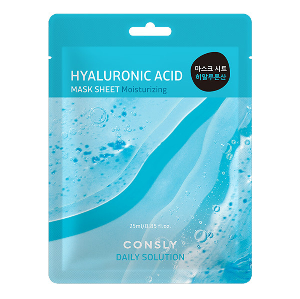 Тканевая маска для лица с Гиалуроновой Кислотой Consly Daily Solution Hyaluronic Acid Mask Sheet