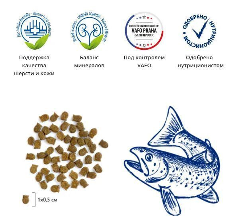 Корм для кошек сухой BRIT PREMIUM "Cat Adult Salmon" для взрослых кошек, с лососем, 8 кг