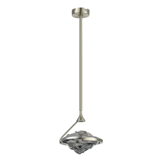 SL6115.103.01 Светильник потолочный  ST-Luce Никель/Дымчато-Серый LED 1*19W 3000K AMARA
