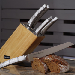 Набор ножей ARNE 6 предметов, деревянная подставка