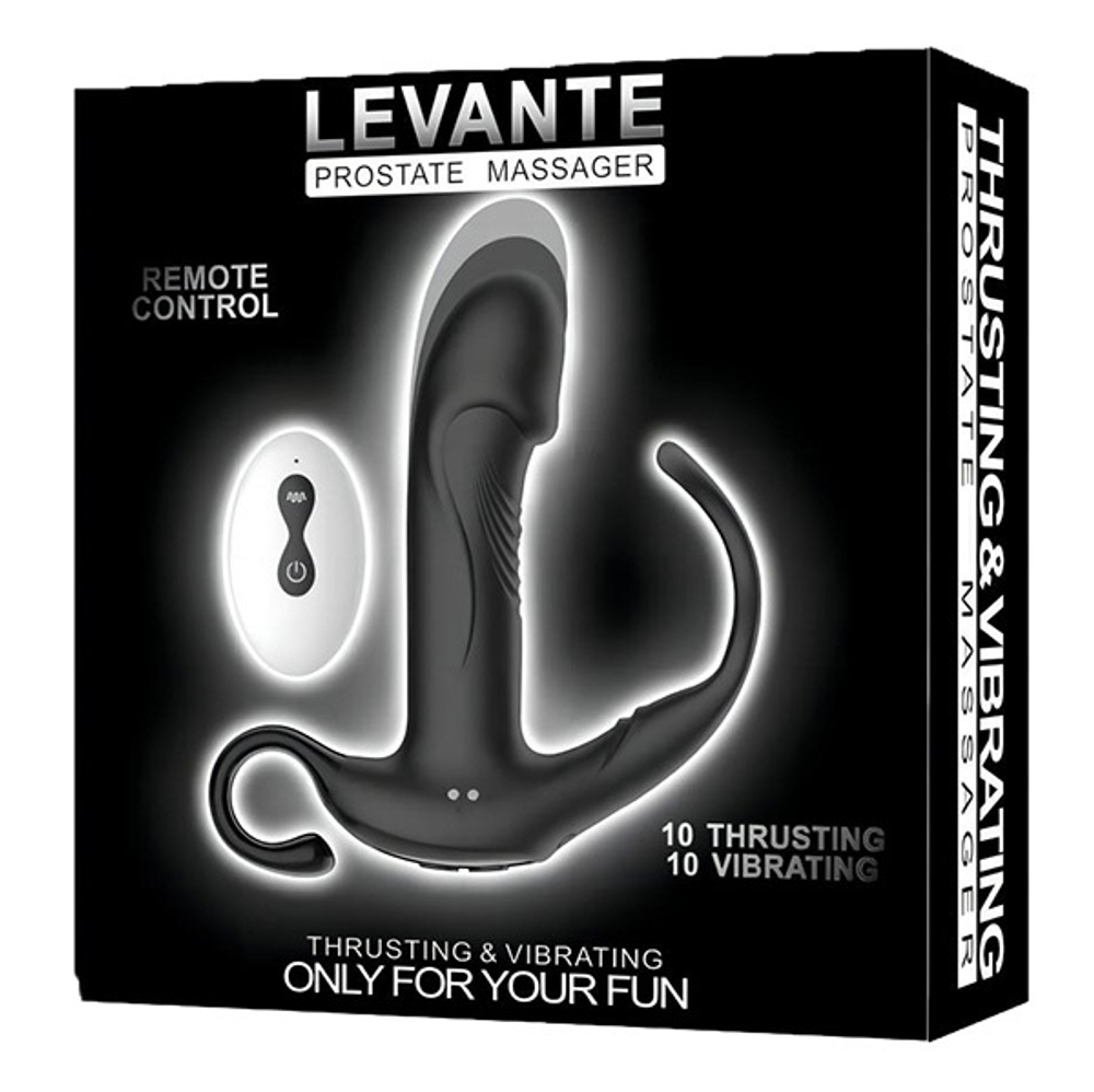 Пульсирующимй массажер простаты с вибрацией на пульте ДУ Secwell SW1098