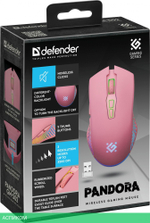 Мышь Defender Pandora GM-502 розовый (52501)