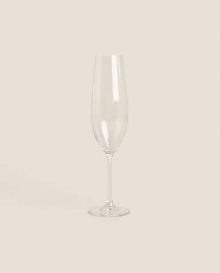 ZARA HOME БОКАЛ ИЗ СТЕКЛА С ВОЛНИСТЫМИ ДЕТАЛЯМИ