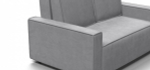 Диван Норд двухместный Велюр Монолит сталь
