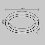 Потолочный светильник Technical C093CL-45W3K-B