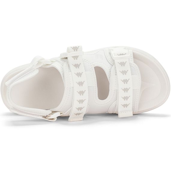 Kappa Fabric Slip-Resistant Sandal 'White'