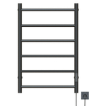 Полотенцесушитель MIXLINE VEGA  80х50 (таймер, 289 Вт, 6 перекладин) электрический ГРАФИТ