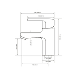 Смеситель Royce Bianco для раковины (RCM-111601CR)