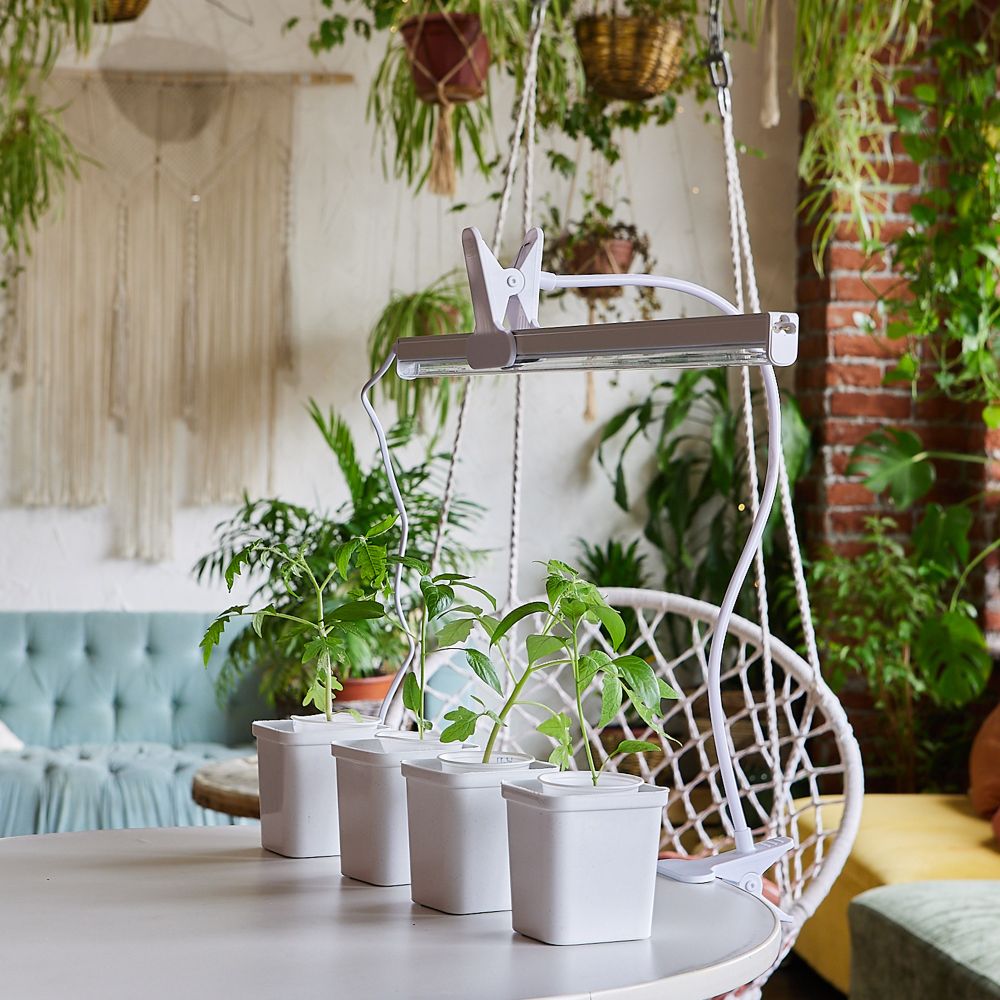 UFP-M04D-600 WHITE POLYBAG Подставка для светильника ULI-P. на прищепке. длина трубки 600мм. Белая. ТM ФитоЛето