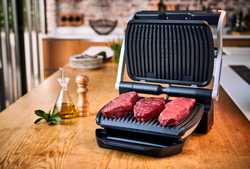 Умный электрогриль Tefal Optigrill+ GC714834 c насадкой для запекания