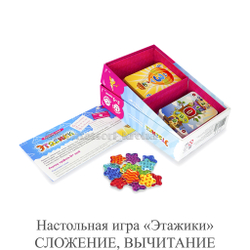 Настольная игра «Этажики» СЛОЖЕНИЕ, ВЫЧИТАНИЕ