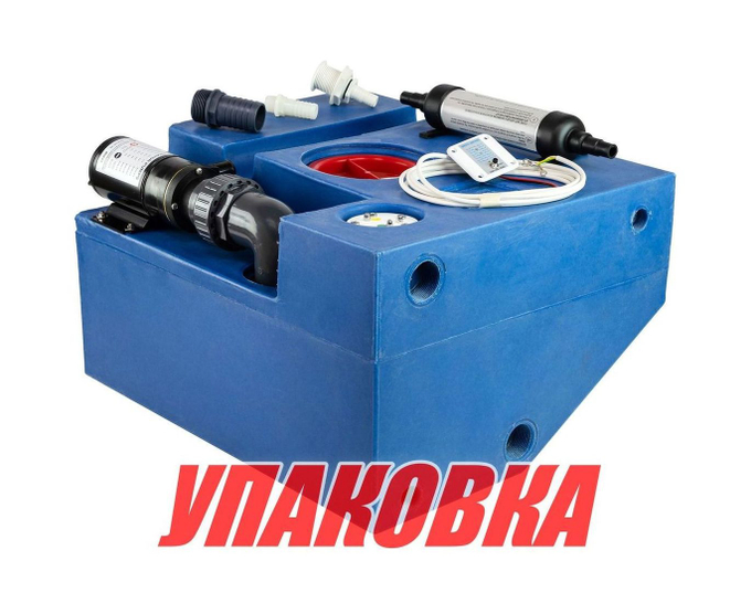 Бак сточный со скосом, 50 л, 430x530x290 мм (упаковка из 2 шт.)