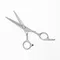 Ножницы парикмахерские с упором, лезвие — 6 см, цвет серебристый