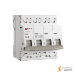 Автоматический выключатель 4P 40А (C) 6кА ВА 47-63N EKF PROxima