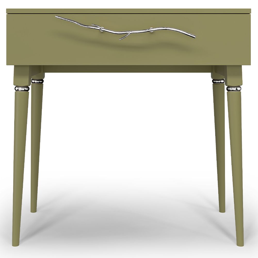 Консоль Арт Колор matte Классик Сильвер Зеленая олива матовая