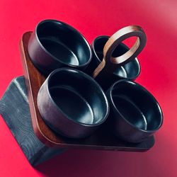 Lenardi 235-065 Блюдо сервировочное 25,5*25,5см BLACKWOOD в под.уп.(х24)