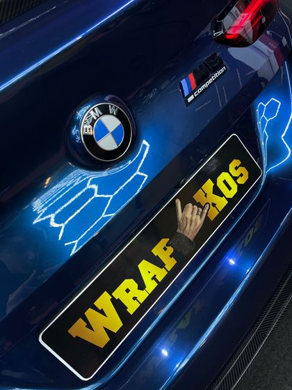 Carbins Color PPF Deep Blue GP 09D синяя цветная полиуретановая защитная антигравийная пленка