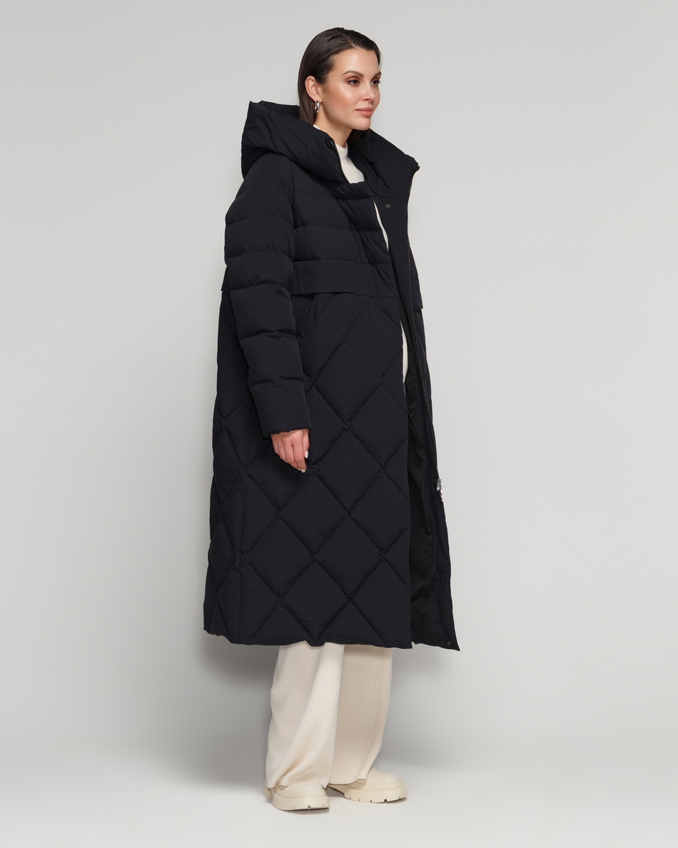 Пальто женское матовый BLACK