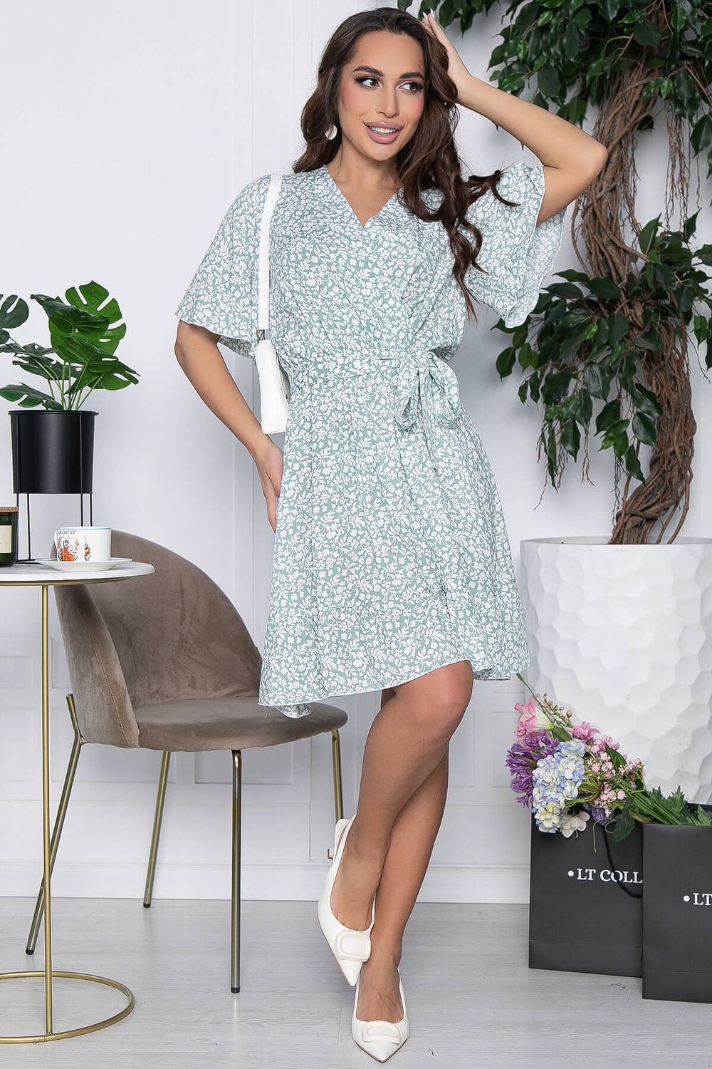 Платье Саванна (зеленое) П10559 LT Collection