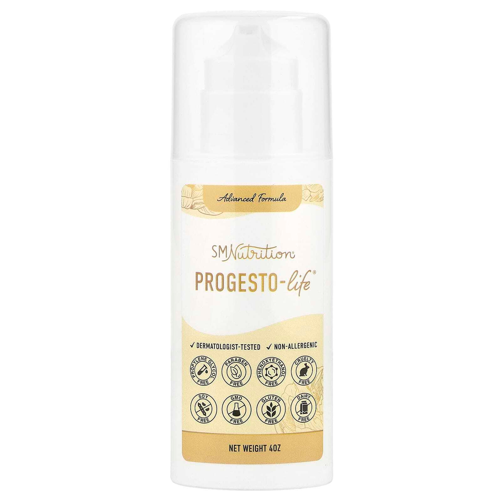 SMNutrition, Progesto-Life®, улучшенная формула, 4 унции