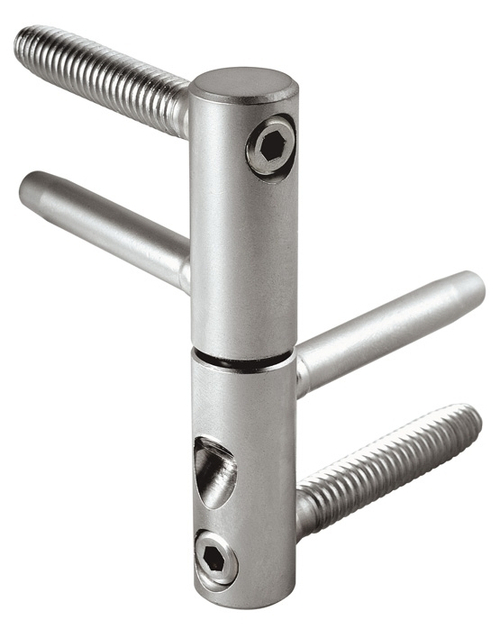 Петля ввертная регулир 14мм (3D) хром