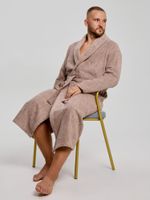 Халат мужской Комфорт-4 Виотекс СЕРО-БЕЖЕВЫЙ