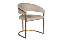 Стул 60х53х74см Garda Decor Surge бежевый с золотом