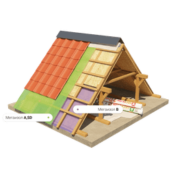 Пароизоляционная мембрана Мегаизол В 70 м2