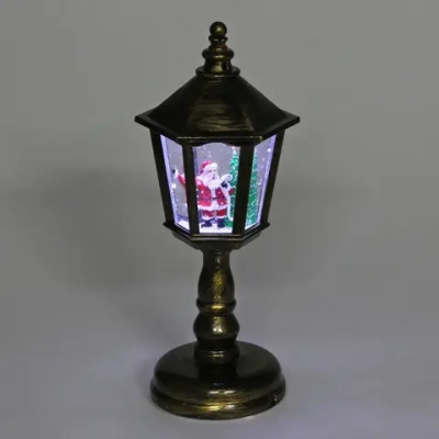 Сувенир с подсветкой «Волшебный фонарь» 8*7*21 см, Бронза
