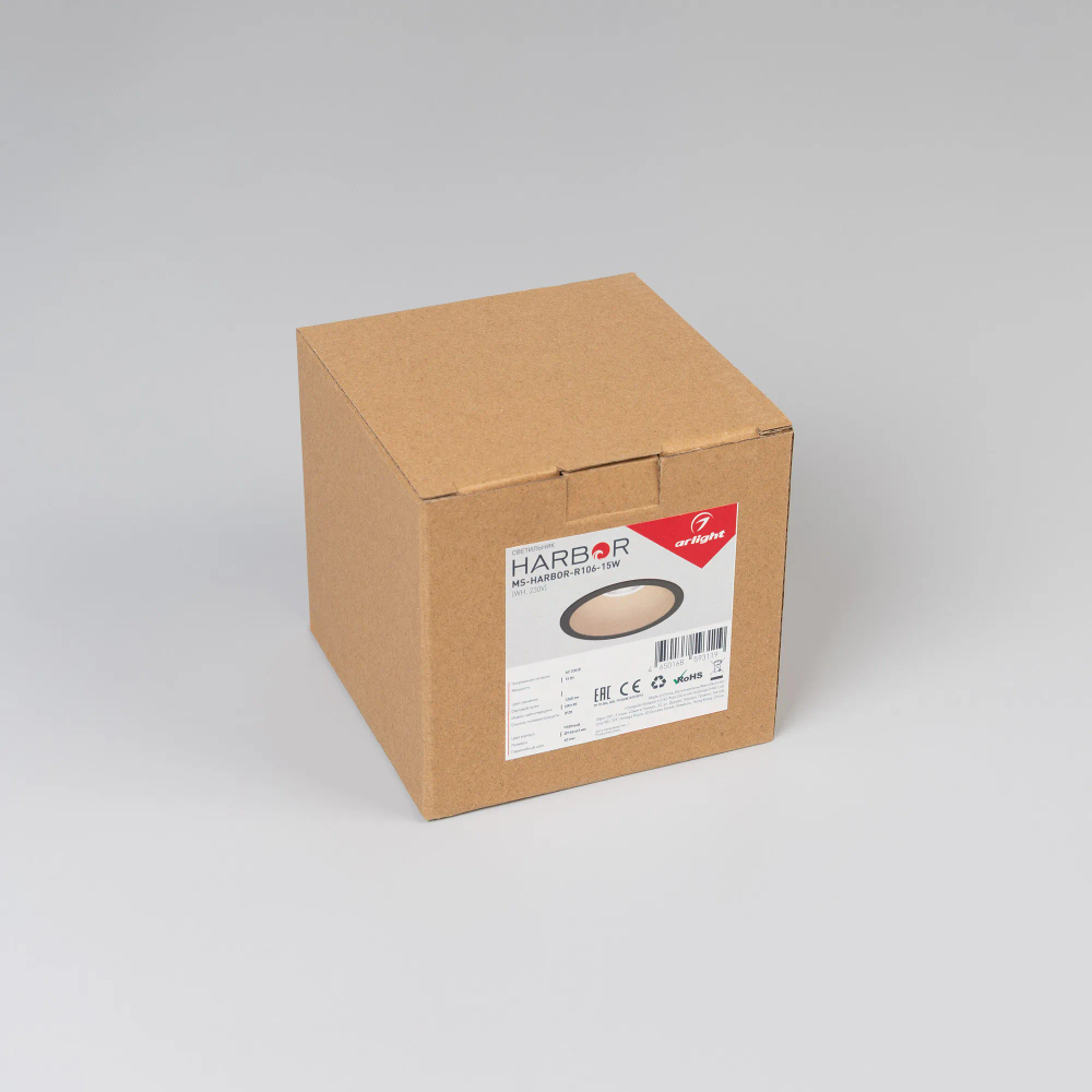 Светильник MS-HARBOR-R106-15W Warm3000 (BK, 36 deg, 230V) (Arlight, IP20 Металл, 5 лет) 048286