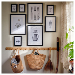 IKEA KNOPPÄNG  (ИКЕА КНОППÄНГ)  -  Рамка, черная, 13x18 см