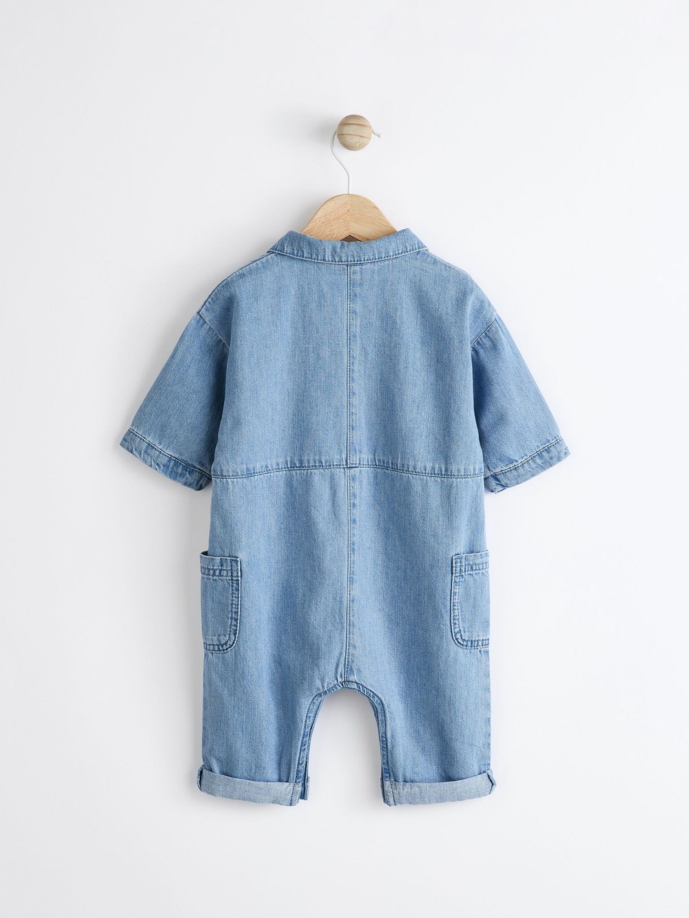 Комбинезон джинсовый для малышей Next Q96-697, Голубой
