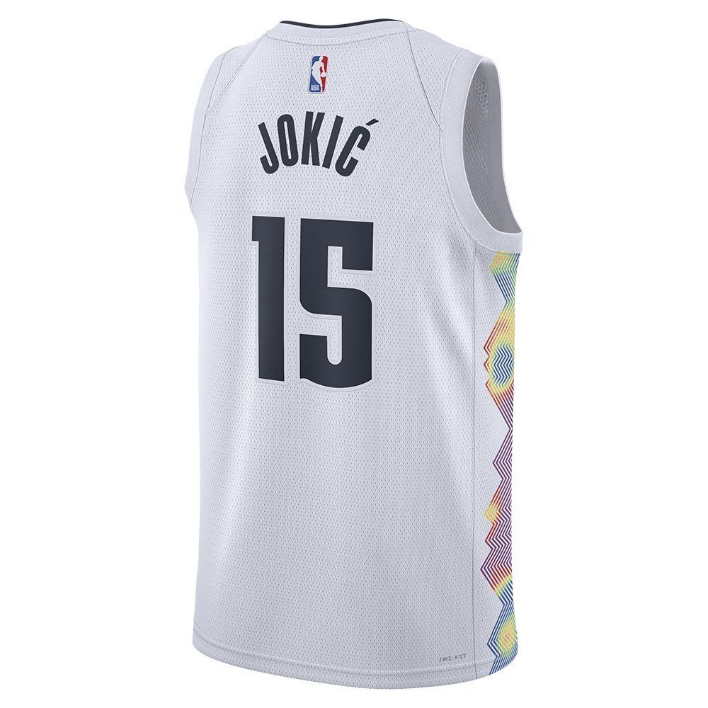 Баскетбольная джерси Nike NBA 2024/25 City Edition Swingman Denver Nuggets Nikola Jokic White Jersey Баскетбольная джерси Nike NBA 2024/25 City Edition Swingman Denver Nuggets Nikola Jokic White Jersey