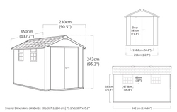 Cарай Keter Oakland 7511