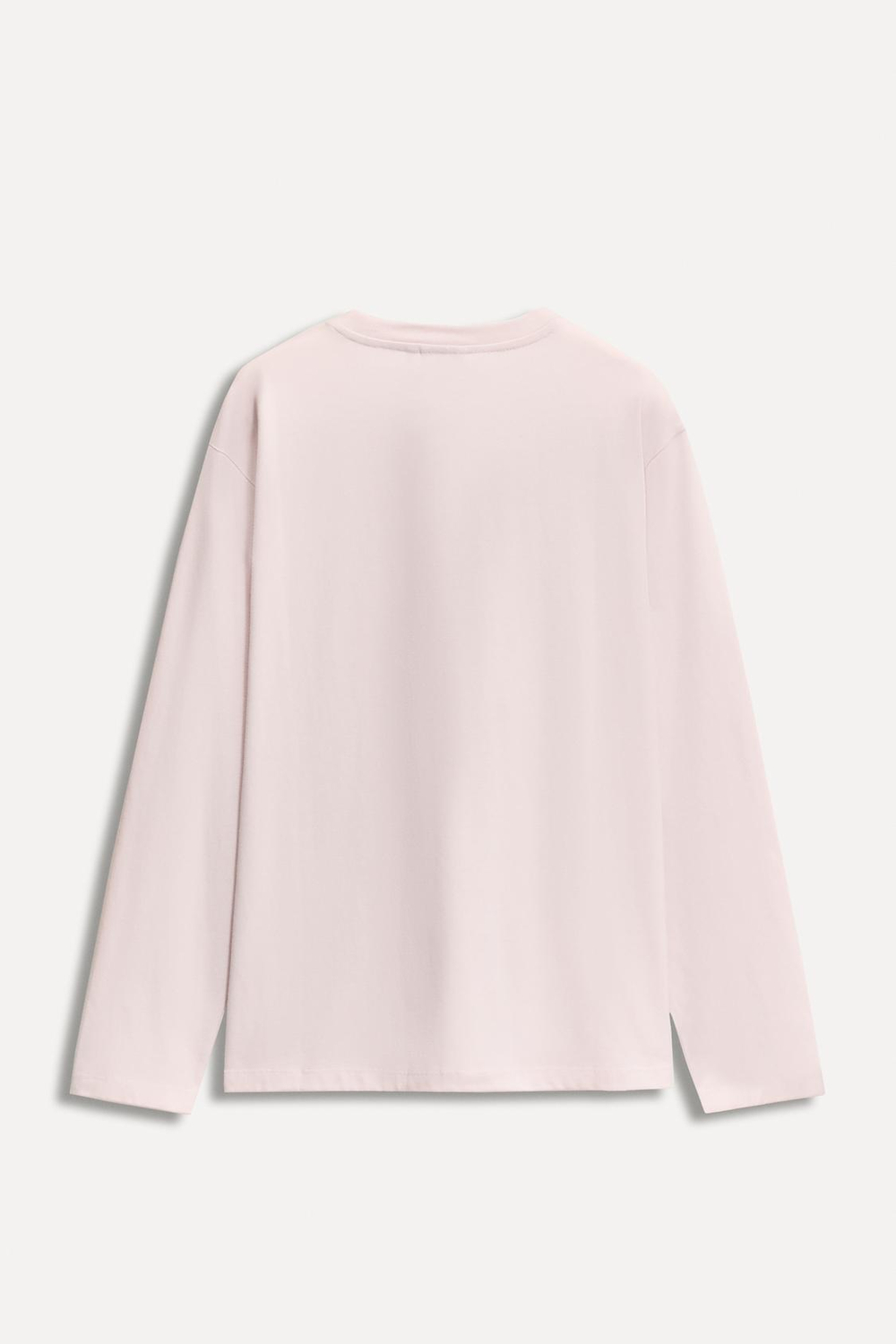 ZARA ФУТБОЛКА С НАШИВКОЙ, КАРМАНОМ И 50TH ANNIVERSARY, ПАСТЕЛЬНО-РОЗОВЫЙ