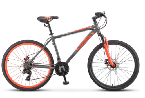 Велосипед 26" STELS Navigator-500 MD 26" (18" Серый/красный) арт.F020