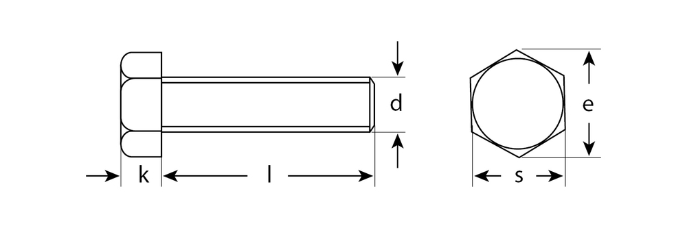 Болт ГОСТ 7798-70, M6 x 12 мм, 5 кг, кл. пр. 5.8, оцинкованный, ЗУБР