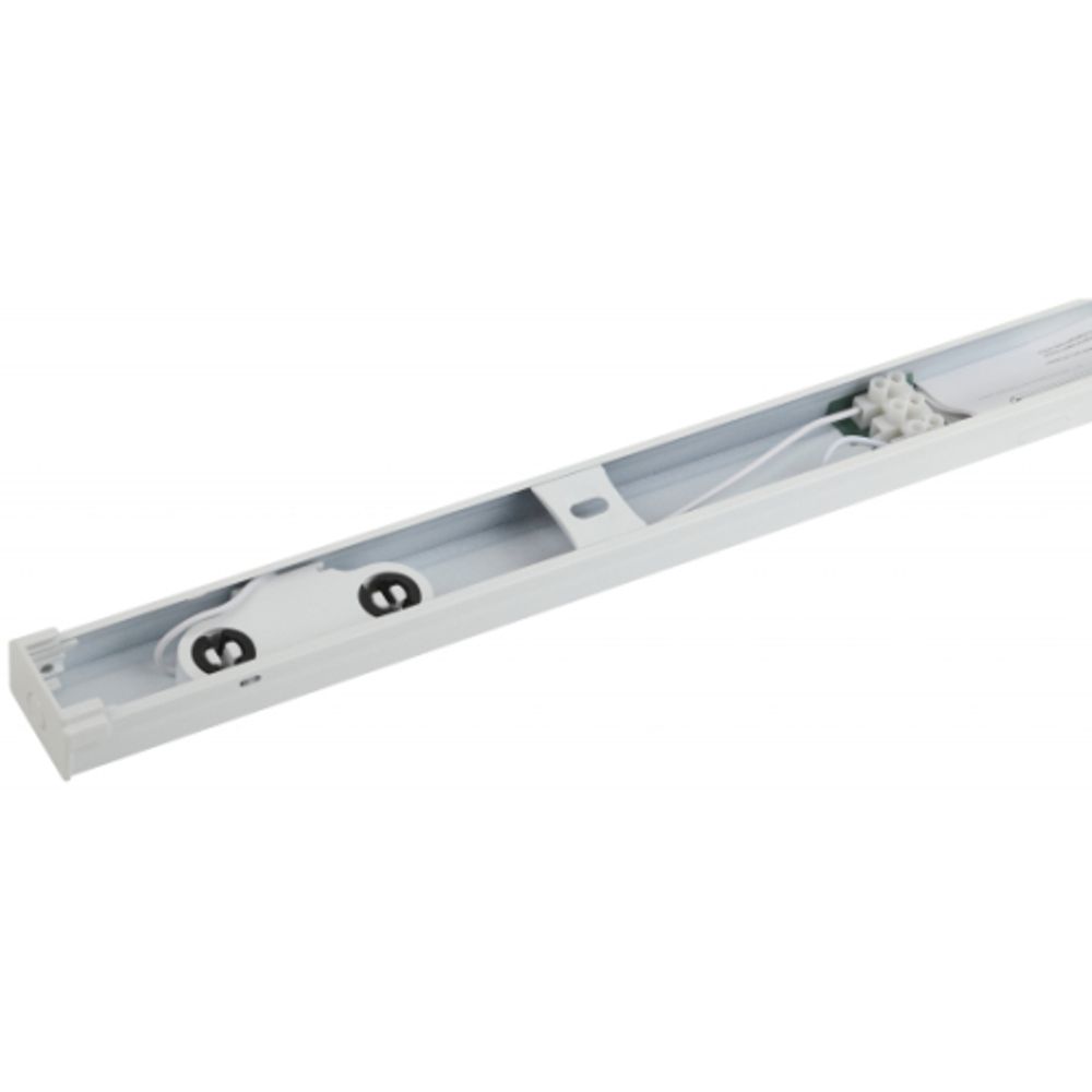 Светильник ЭРА SPO-801-0-002-120 IP20 под 2 светодиодные лампы T8 2xG13 LED 1200мм до 2x40Вт | Линейные светильники IP20 под лампу T8 LED