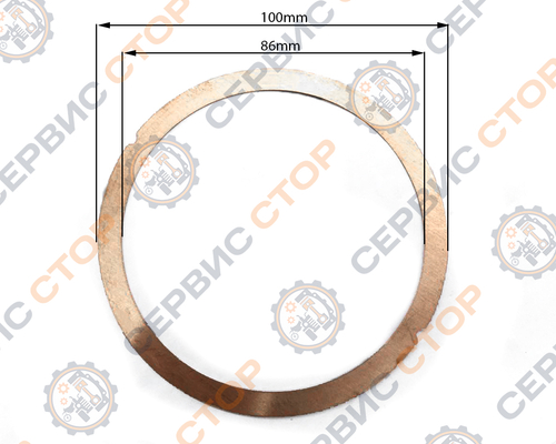 Прокладка головки блока цилиндров ГБЦ 186F 86 мм